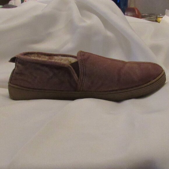 Lamo Mens Slippers Size 8 Light Brown Soft Sheepskin Slip On Excellent Cond. - Picture 5 of 9